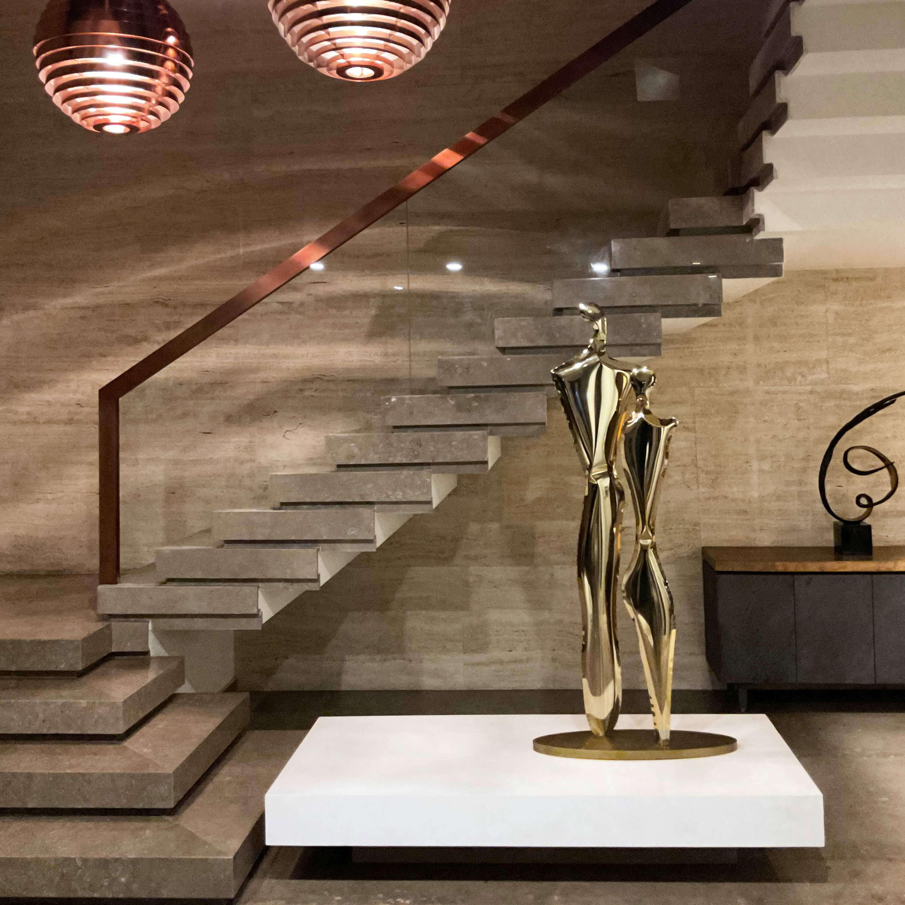 Matchstick Heads Floor Sculpture