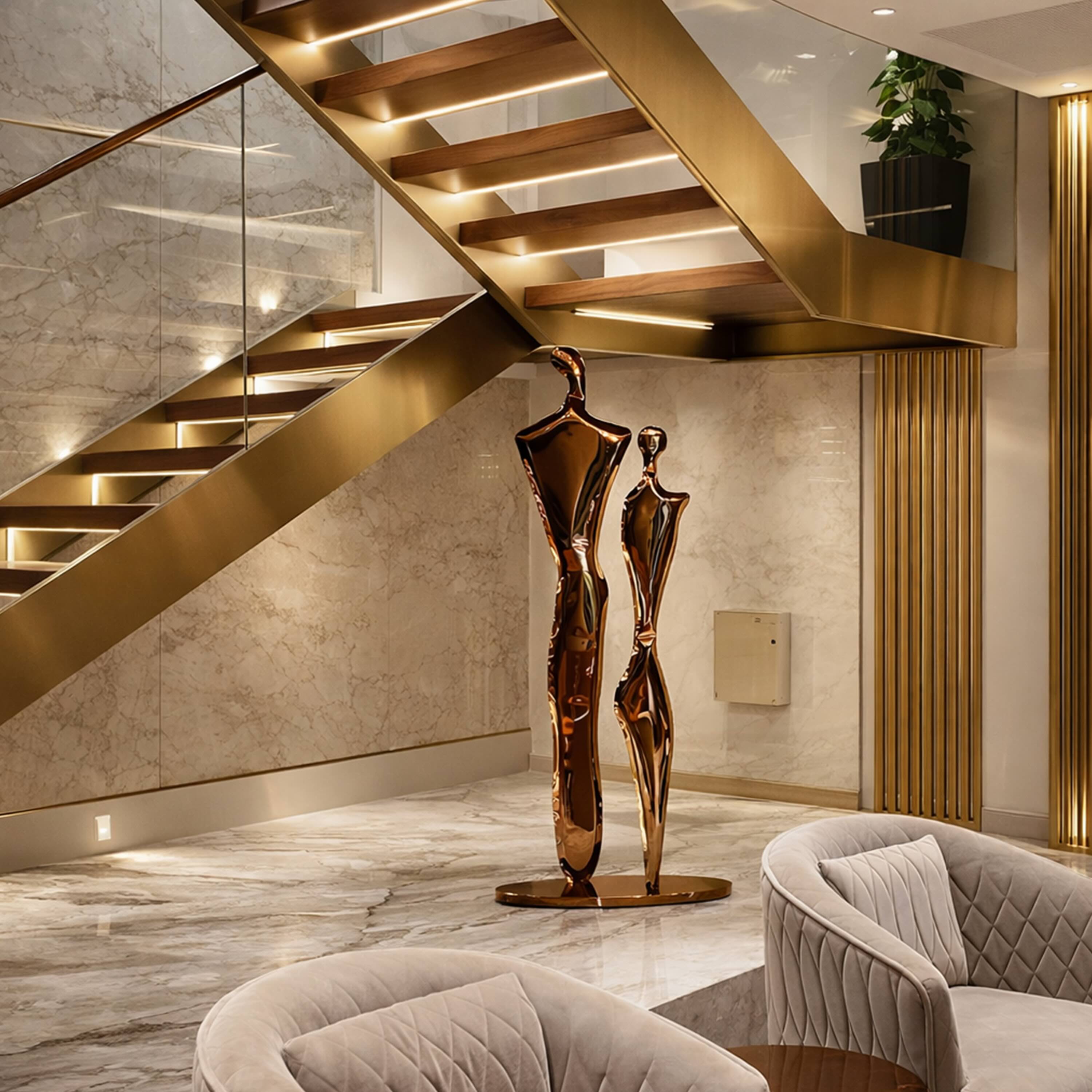 Matchstick Heads Floor Sculpture