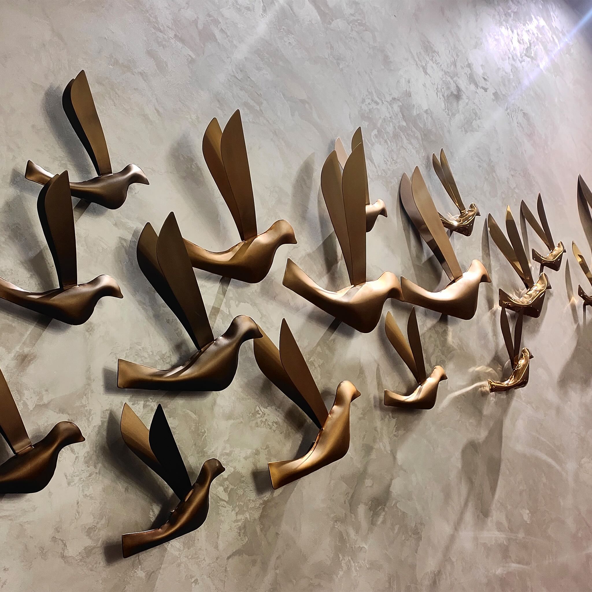 Flying doves